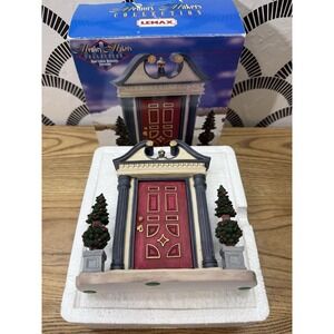 Lemax Christmas Village Memory Makers Colonial Red Door Boxed Vintage Xmas 77068